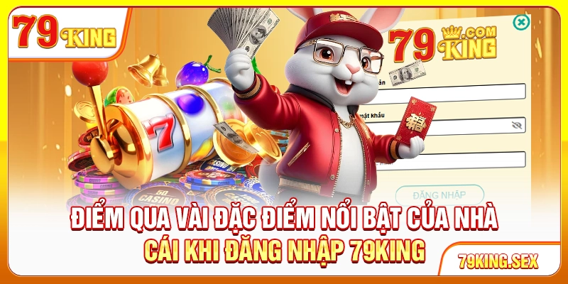 Điểm qua vài đặc điểm nổi bật của nhà cái khi đăng nhập 79King